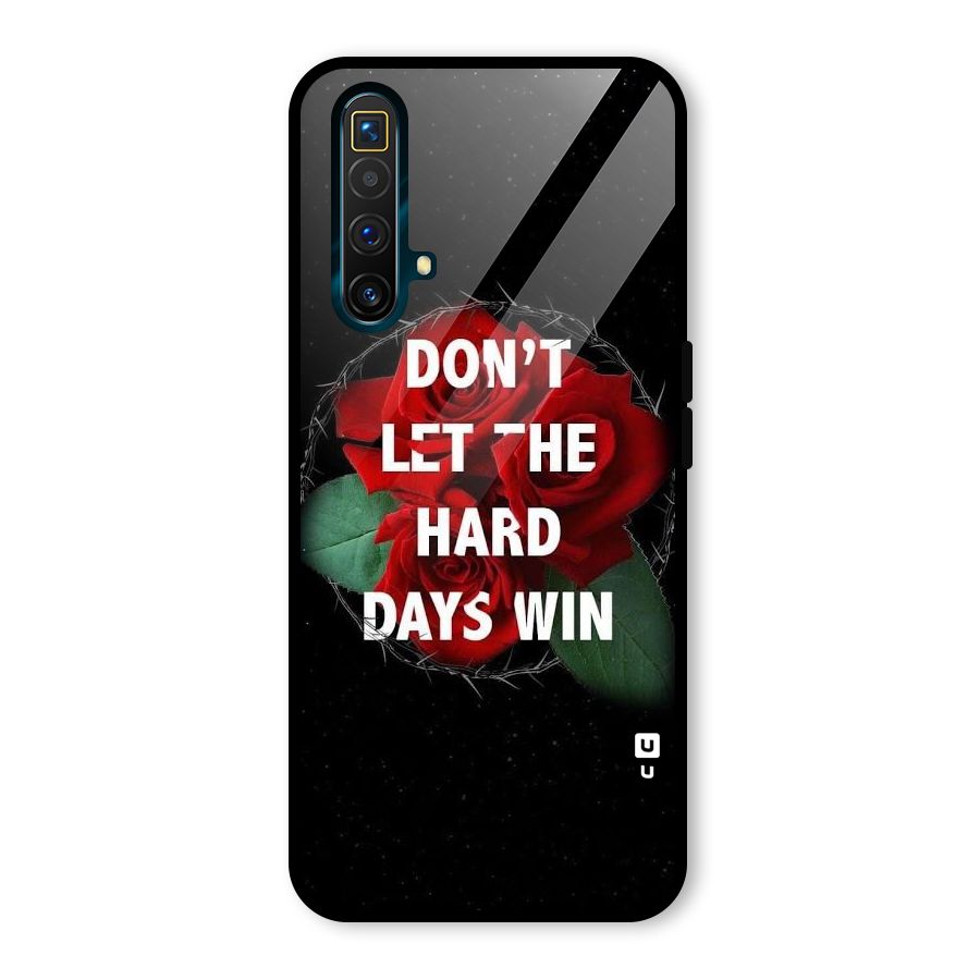 Hard Days No Win Glass Back Case for Realme X3 SuperZoom