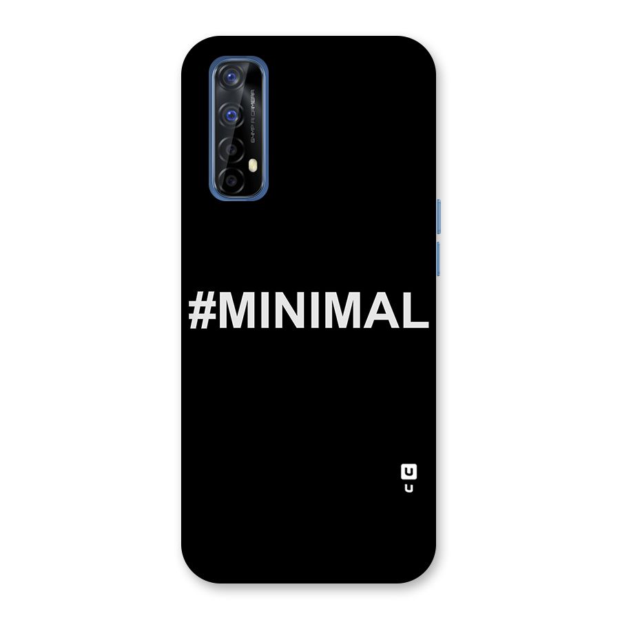 Hashtag Minimal Black Back Case for Realme Narzo 20 Pro