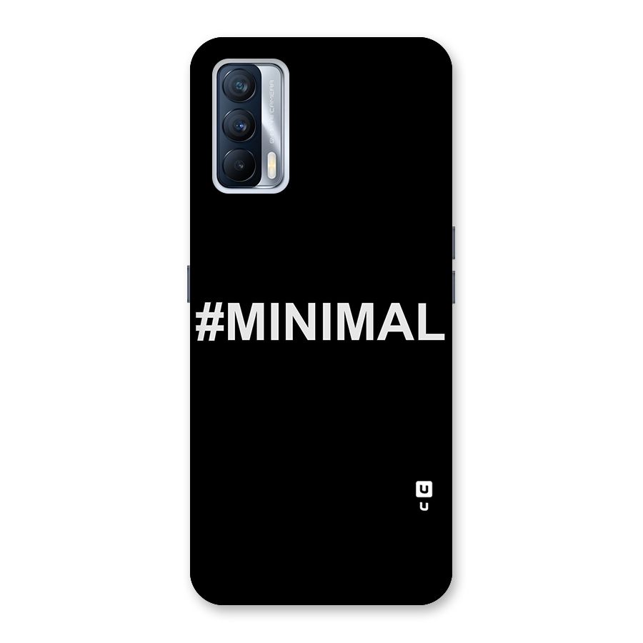 Hashtag Minimal Black Back Case for Realme X7