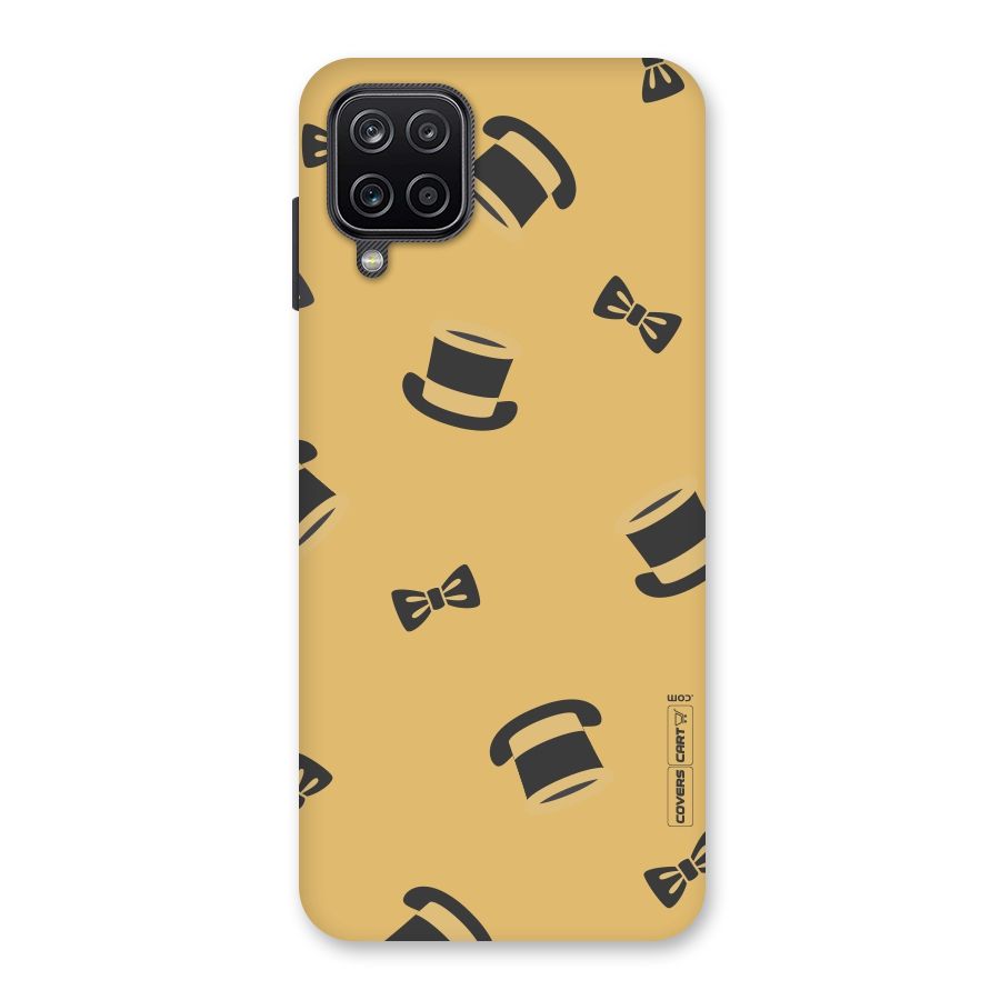 Hat and Bow Tie Back Case for Galaxy A12
