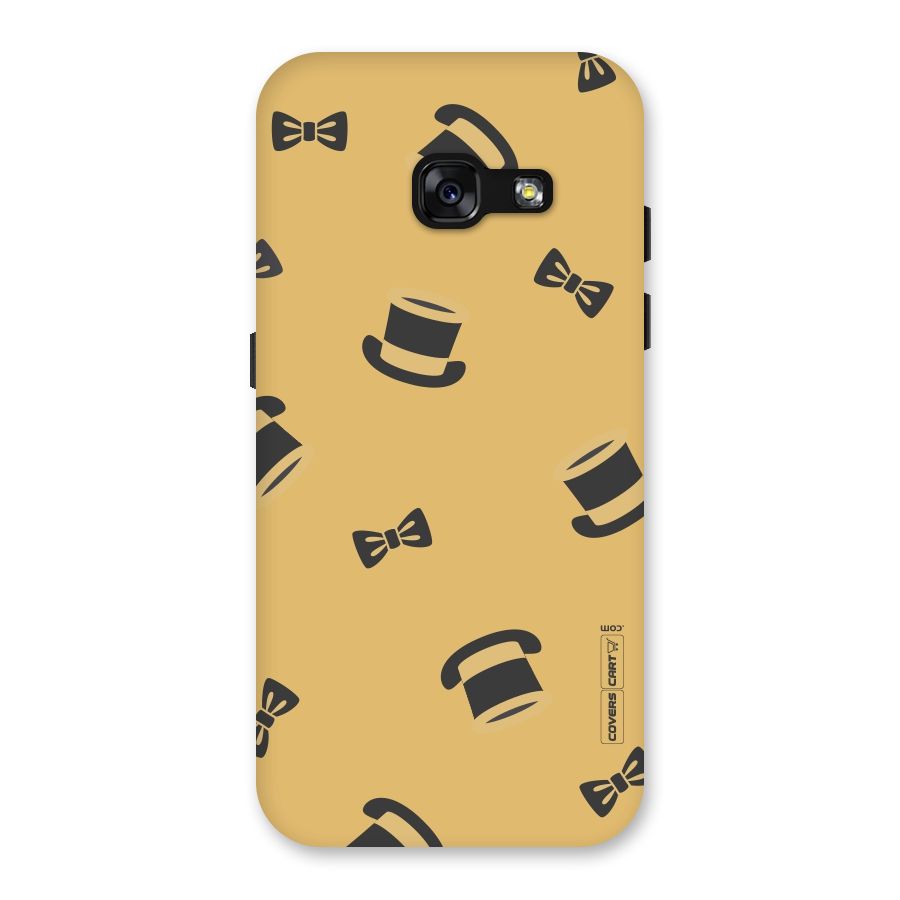 Hat and Bow Tie Back Case for Galaxy A3 (2017)