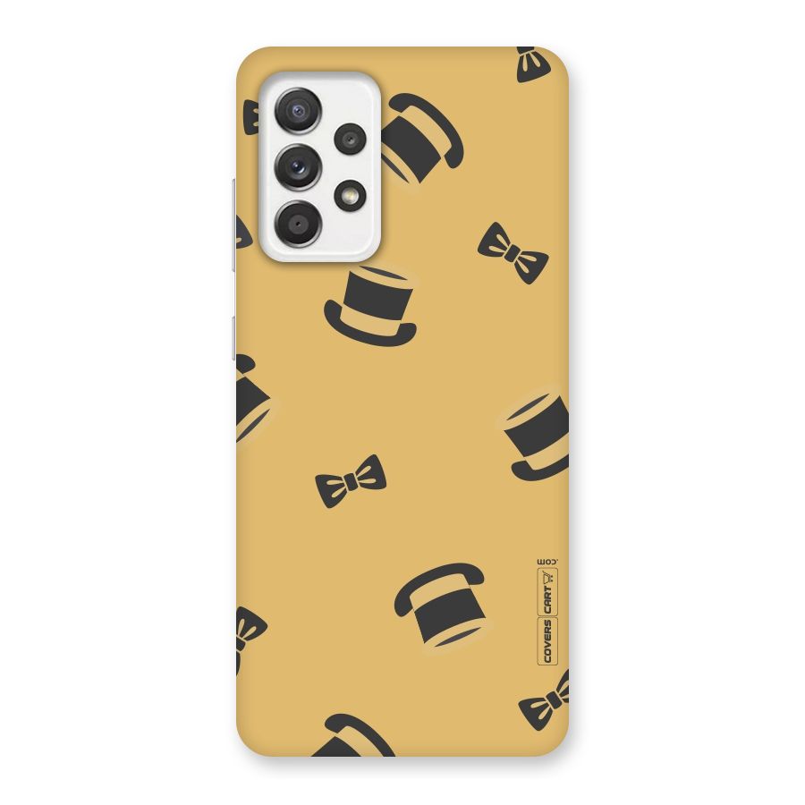 Hat and Bow Tie Back Case for Galaxy A52