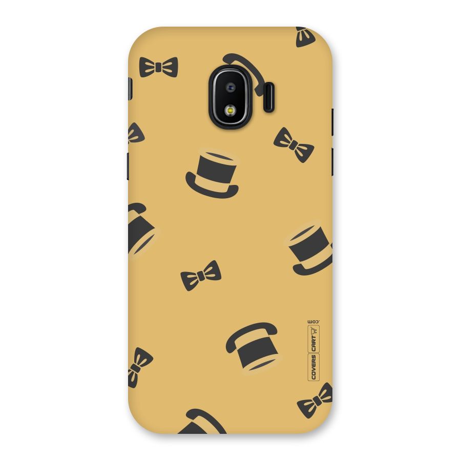 Hat and Bow Tie Back Case for Galaxy J2 Pro 2018
