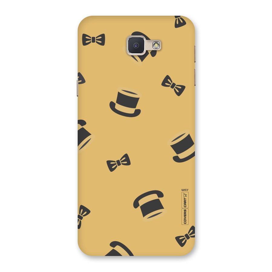 Hat and Bow Tie Back Case for Galaxy J5 Prime