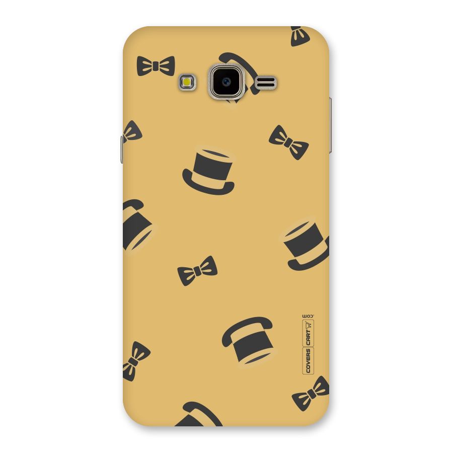 Hat and Bow Tie Back Case for Galaxy J7 Nxt