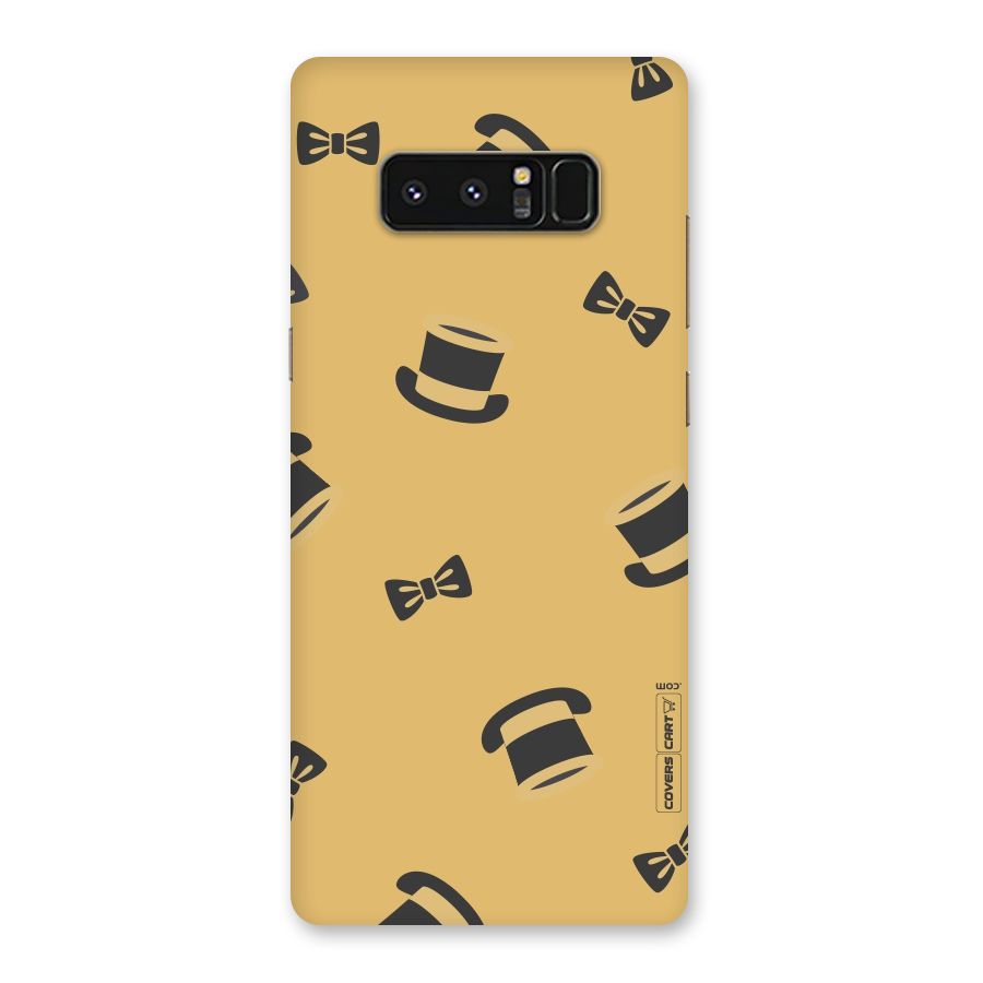 Hat and Bow Tie Back Case for Galaxy Note 8
