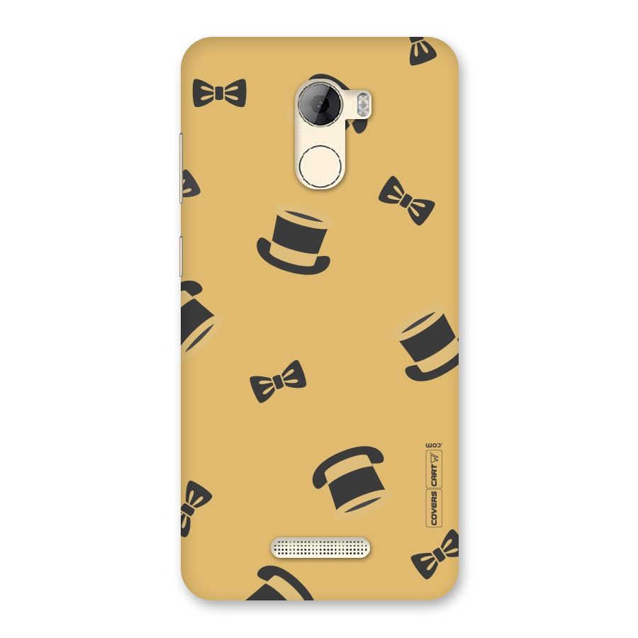 Hat and Bow Tie Back Case for Gionee A1 LIte