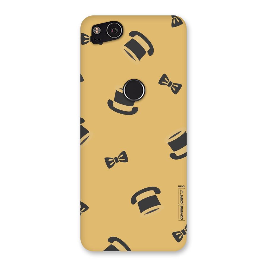 Hat and Bow Tie Back Case for Google Pixel 2