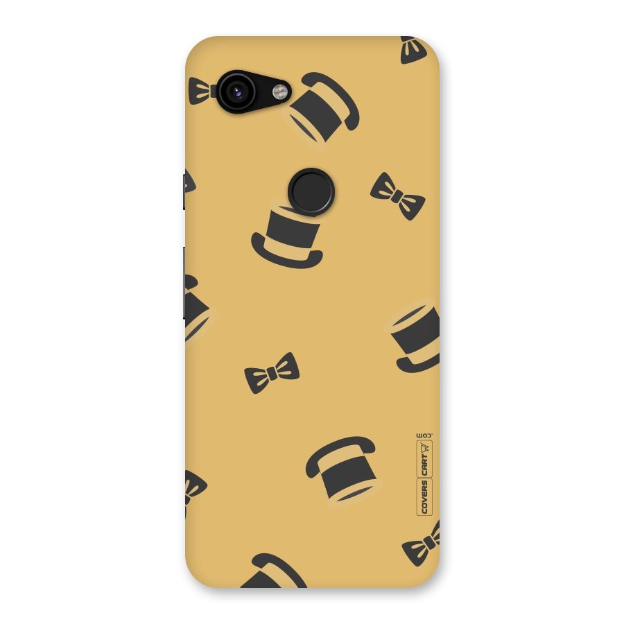 Hat and Bow Tie Back Case for Google Pixel 3a