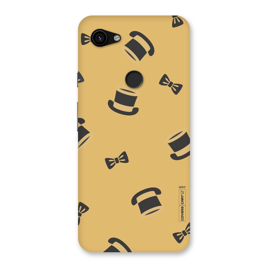 Hat and Bow Tie Back Case for Google Pixel 3a XL
