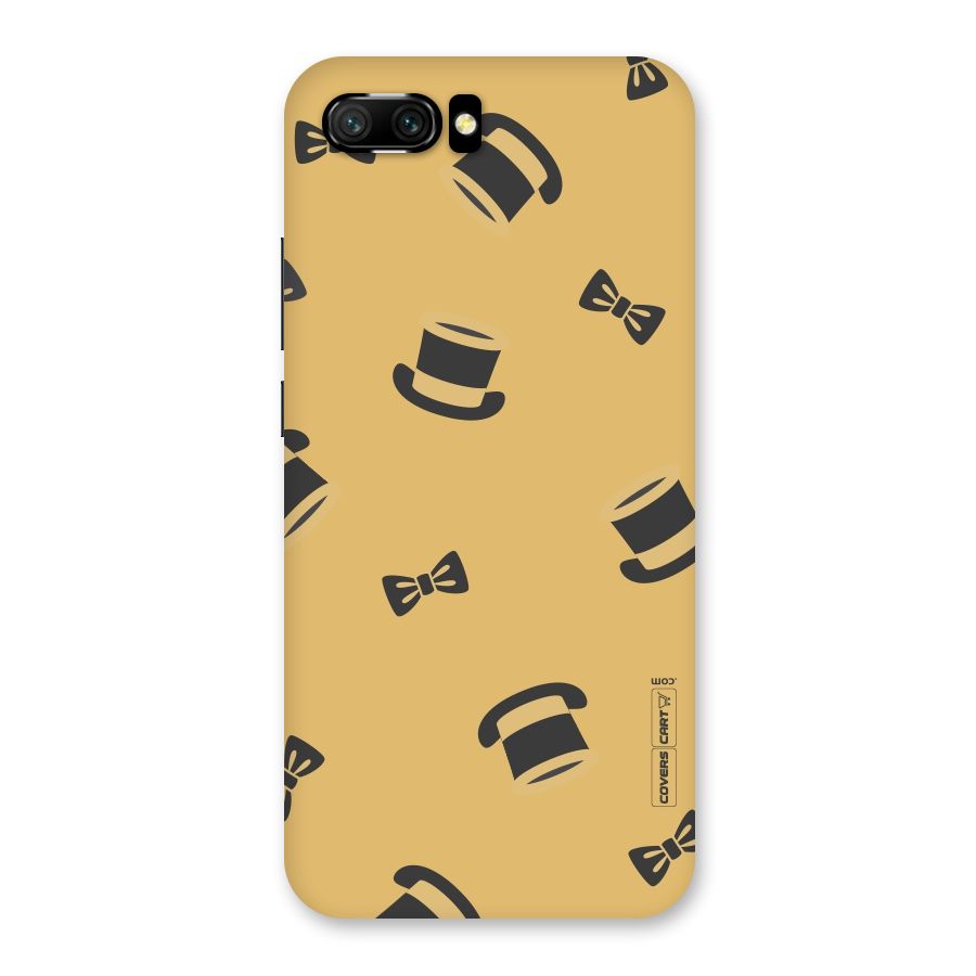 Hat and Bow Tie Back Case for Honor 10