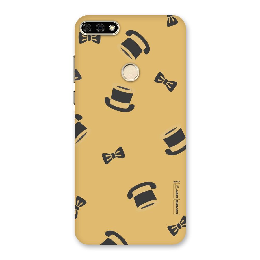 Hat and Bow Tie Back Case for Honor 7A