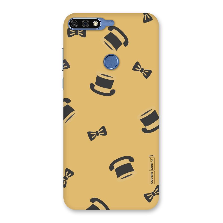 Hat and Bow Tie Back Case for Honor 7C
