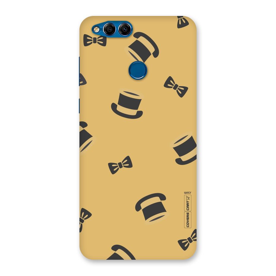 Hat and Bow Tie Back Case for Honor 7X