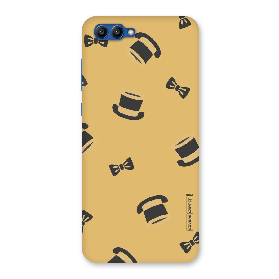 Hat and Bow Tie Back Case for Honor View 10
