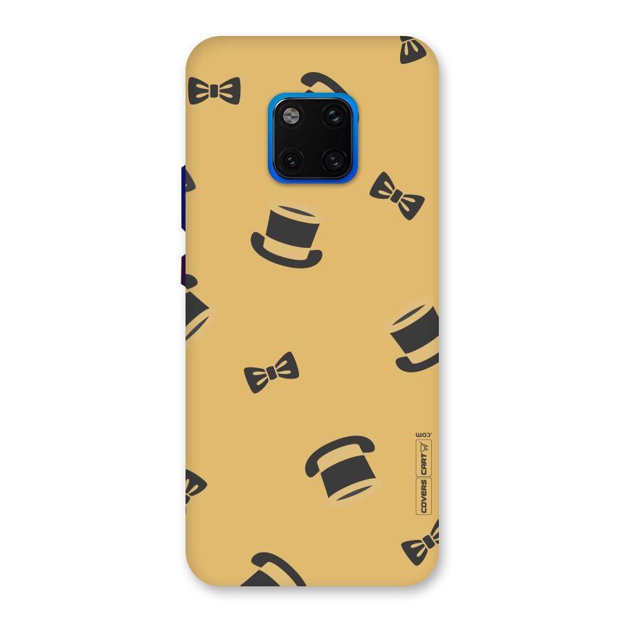 Hat and Bow Tie Back Case for Huawei Mate 20 Pro