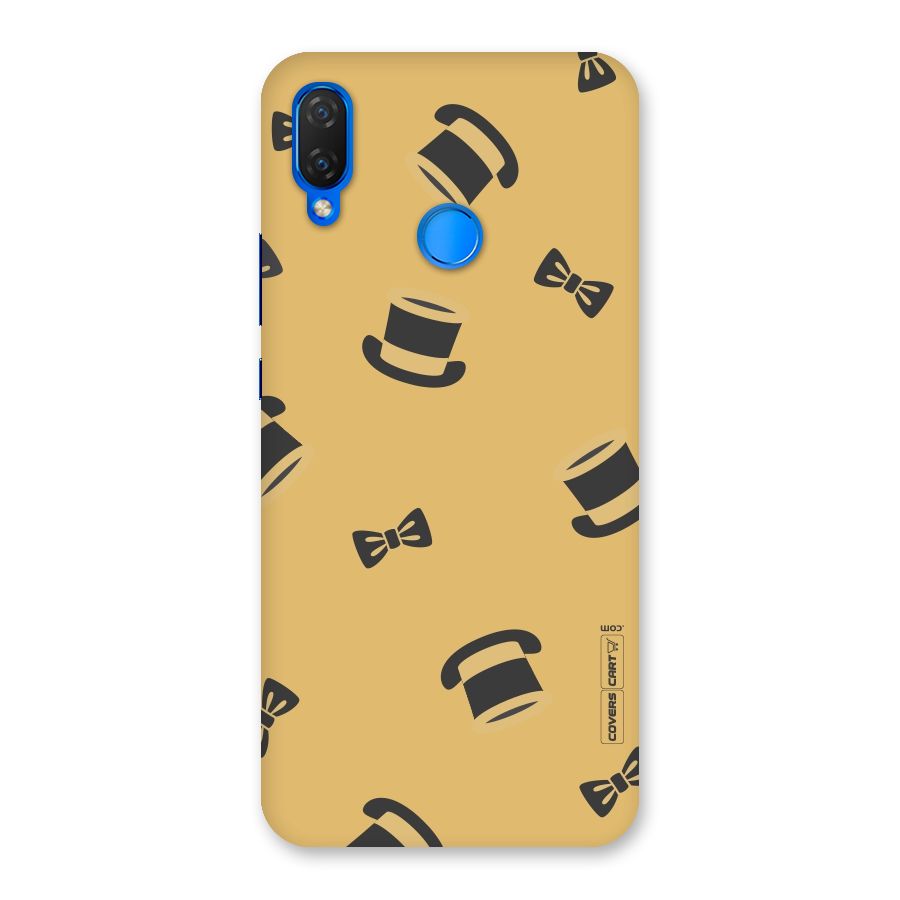Hat and Bow Tie Back Case for Huawei P Smart+