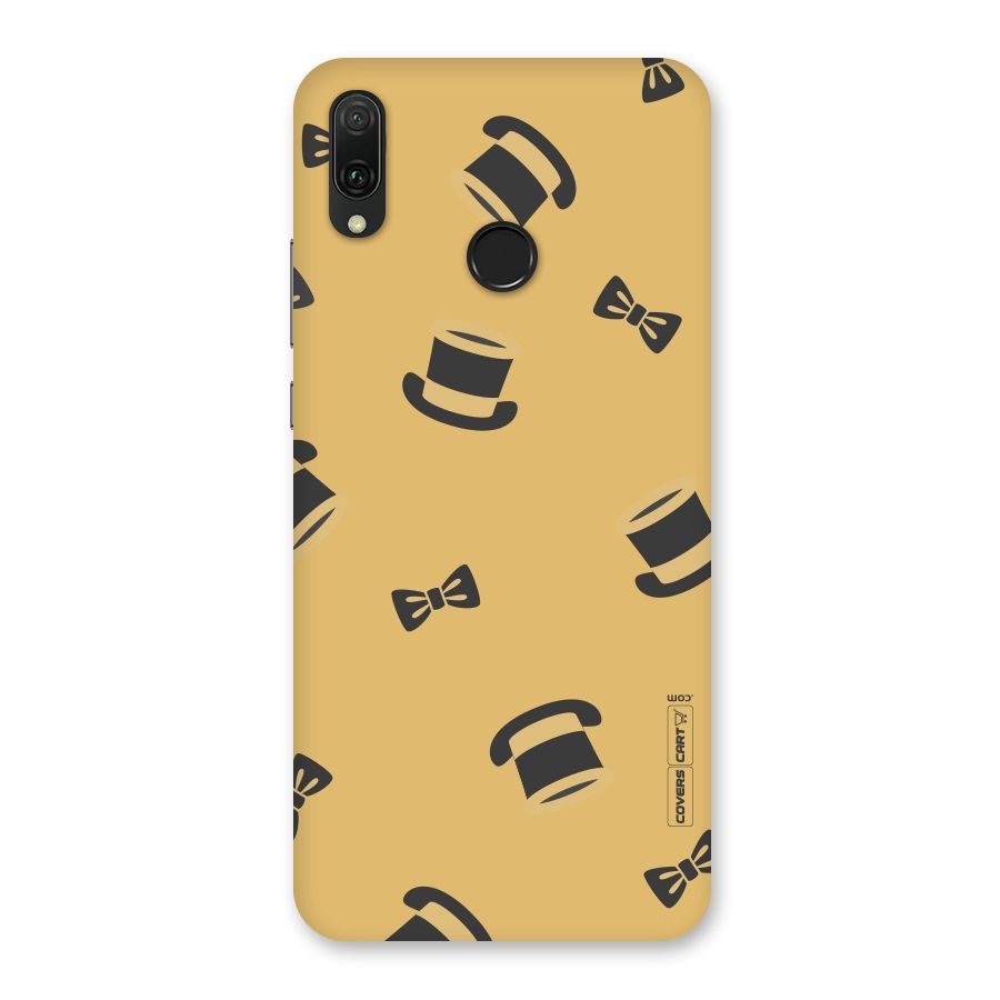 Hat and Bow Tie Back Case for Huawei Y9 (2019)