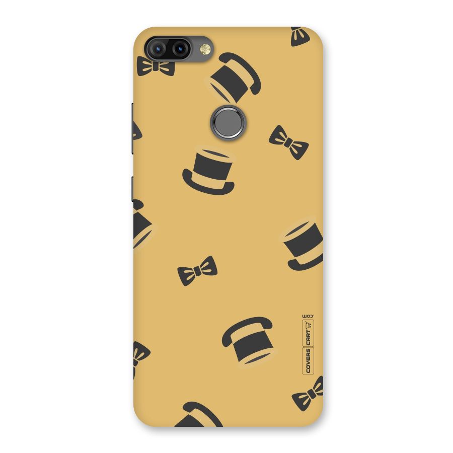 Hat and Bow Tie Back Case for Infinix Hot 6 Pro
