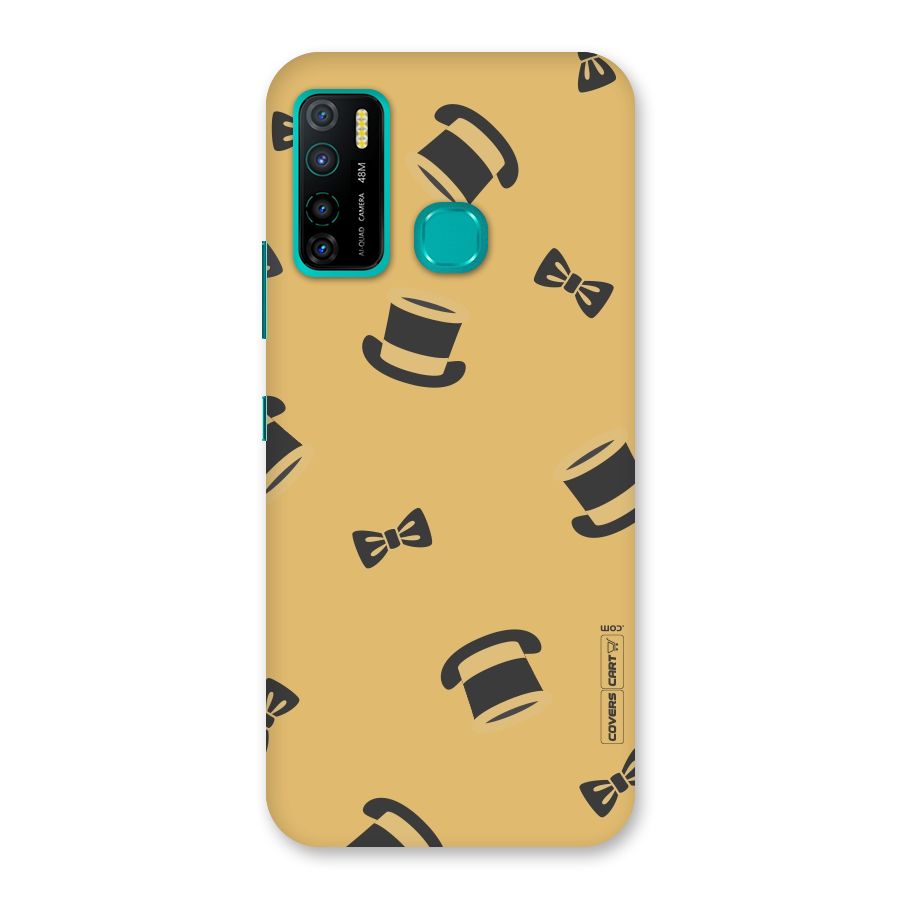Hat and Bow Tie Back Case for Infinix Hot 9 Pro