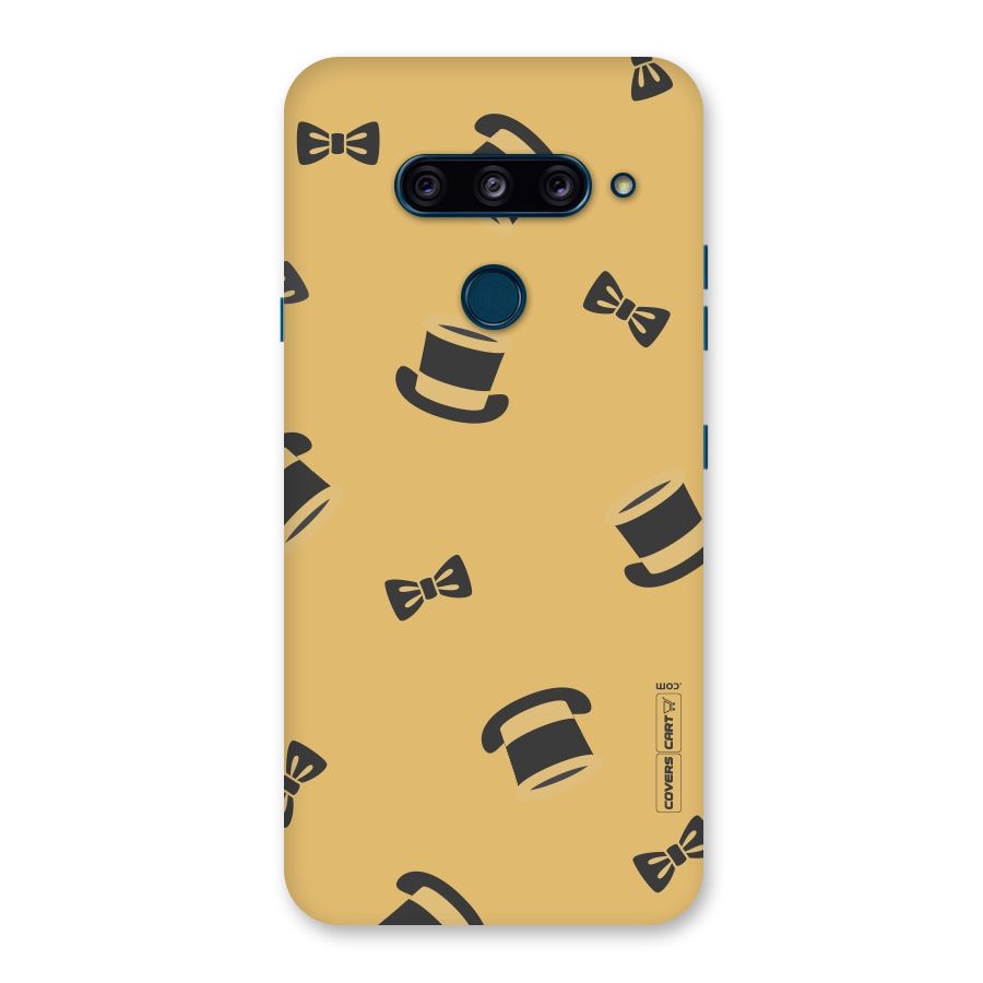 Hat and Bow Tie Back Case for LG  V40 ThinQ