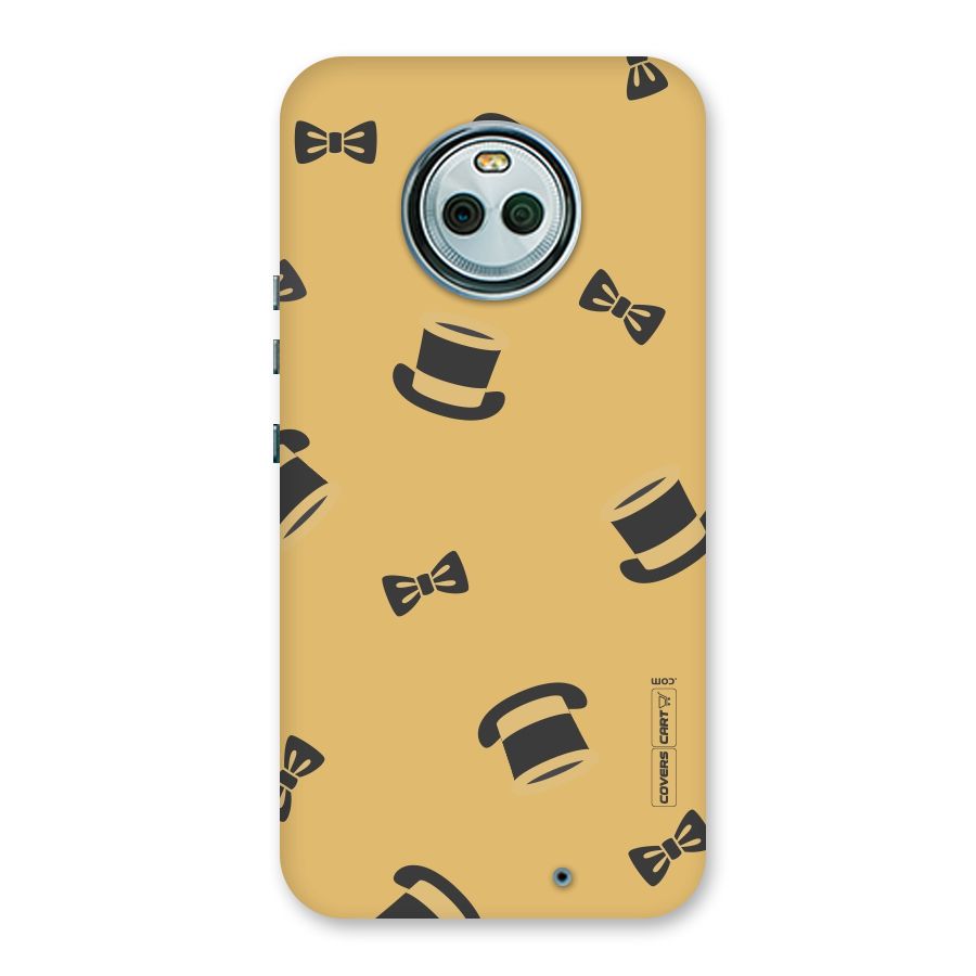 Hat and Bow Tie Back Case for Moto X4