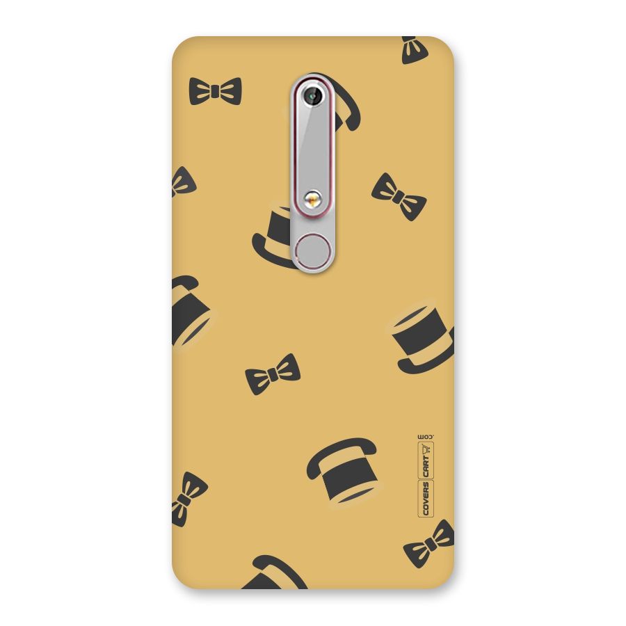 Hat and Bow Tie Back Case for Nokia 6.1