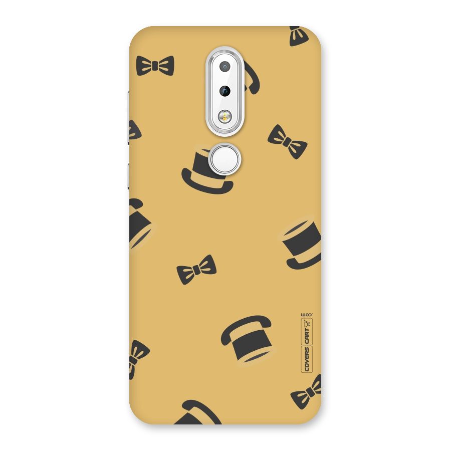 Hat and Bow Tie Back Case for Nokia 6.1 Plus