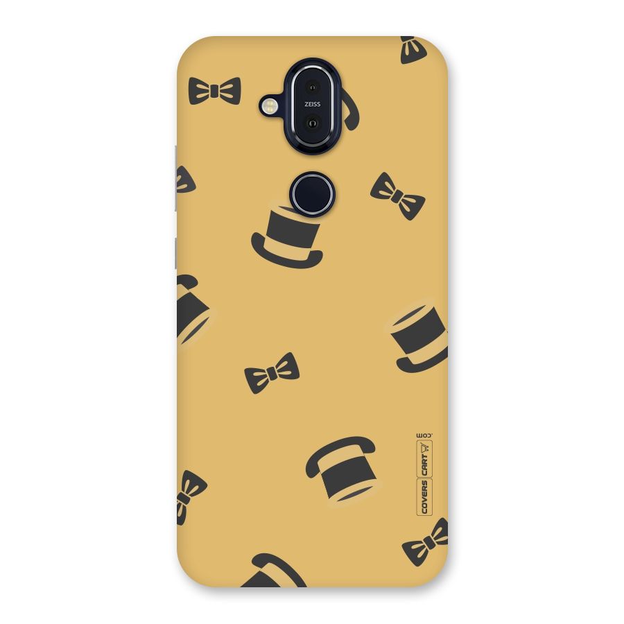Hat and Bow Tie Back Case for Nokia 8.1