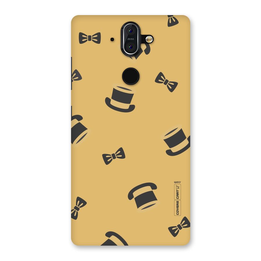 Hat and Bow Tie Back Case for Nokia 8 Sirocco