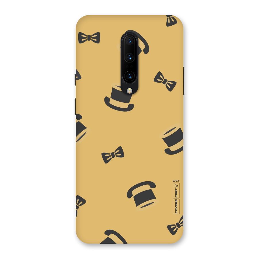 Hat and Bow Tie Back Case for OnePlus 7 Pro