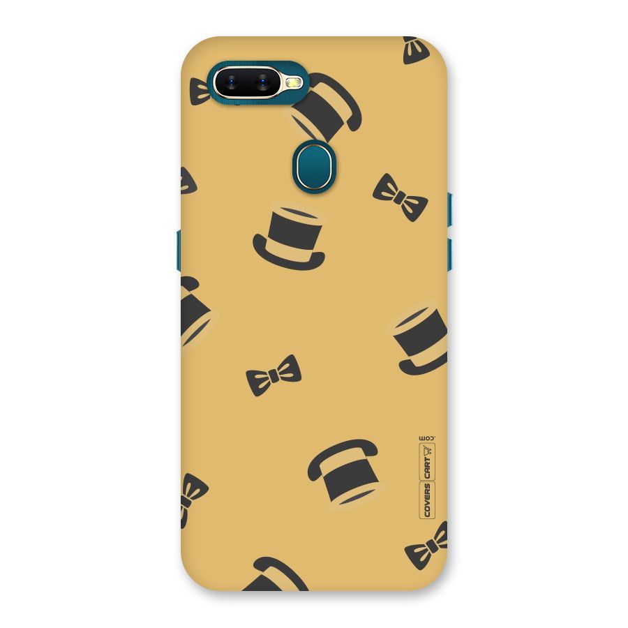 Hat and Bow Tie Back Case for Oppo A11k