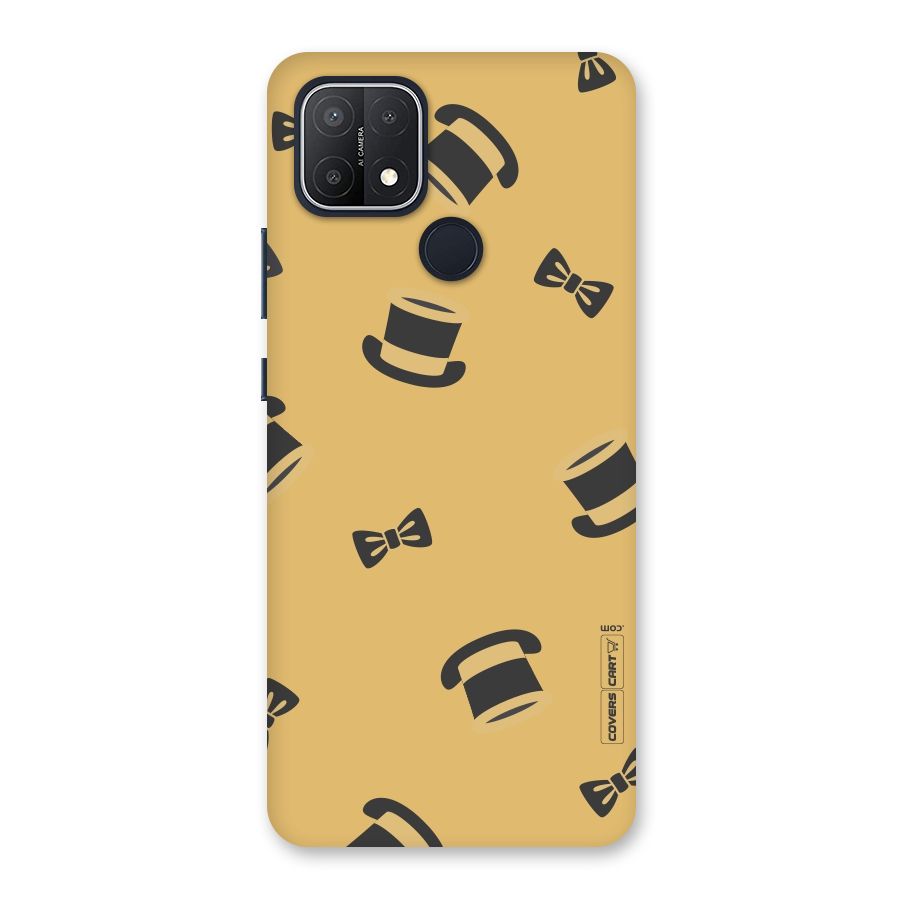 Hat and Bow Tie Back Case for Oppo A15s