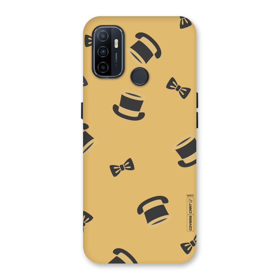 Hat and Bow Tie Back Case for Oppo A32