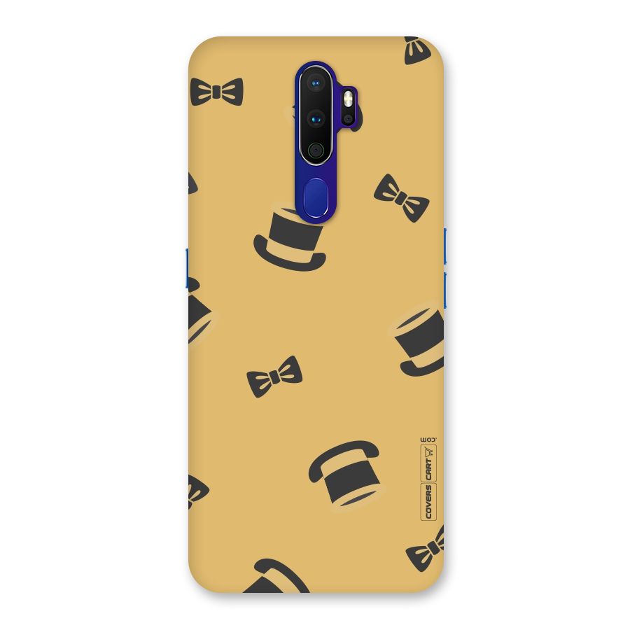 Hat and Bow Tie Back Case for Oppo A9 (2020)