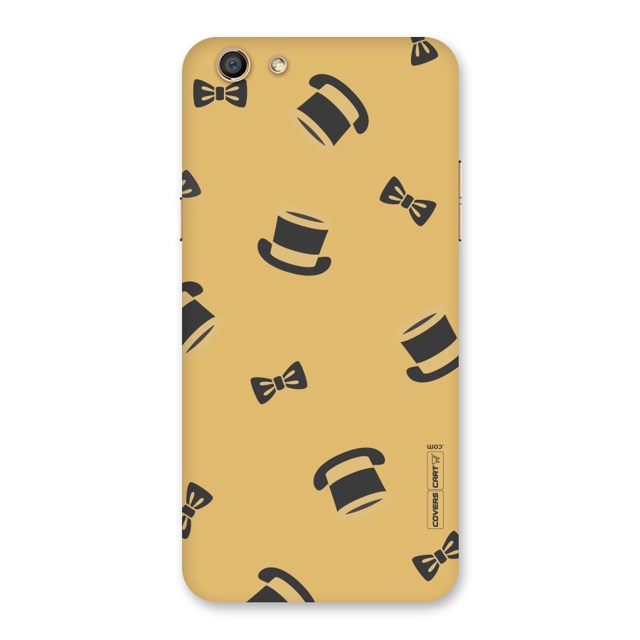 Hat and Bow Tie Back Case for Oppo F3