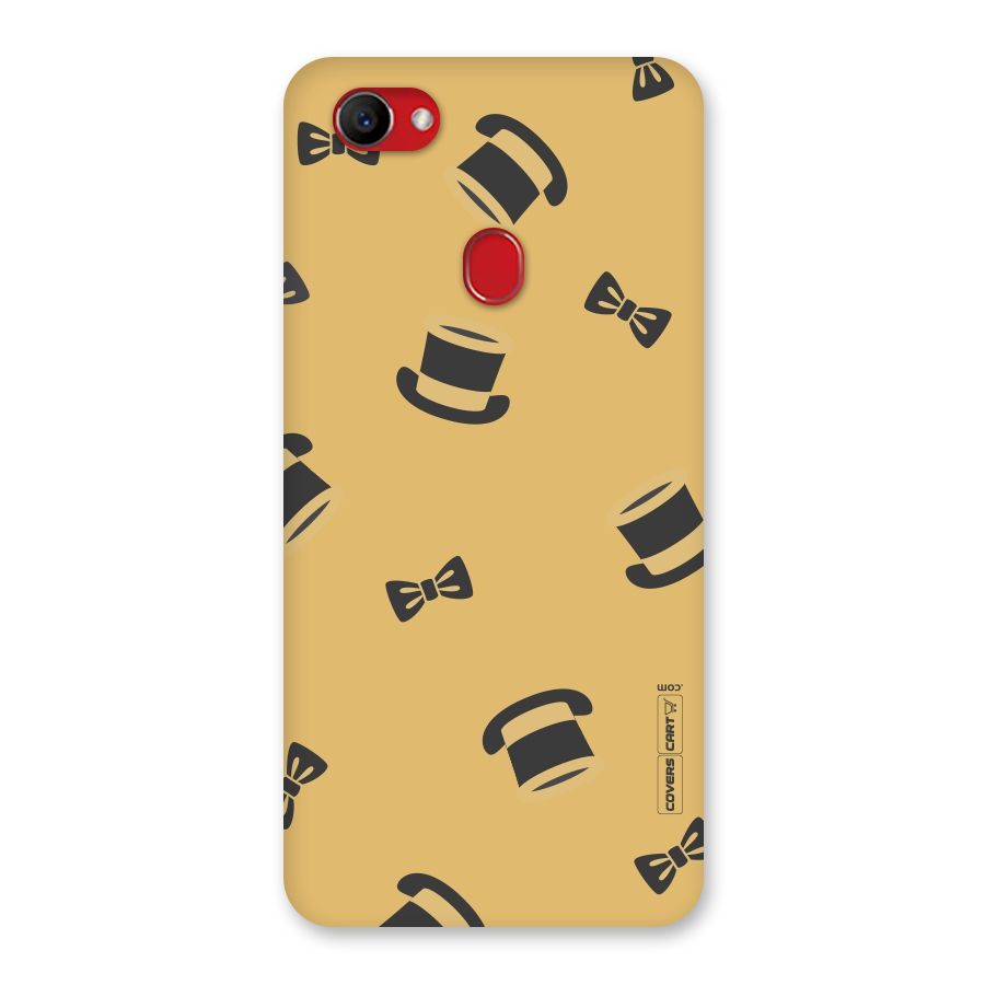 Hat and Bow Tie Back Case for Oppo F7