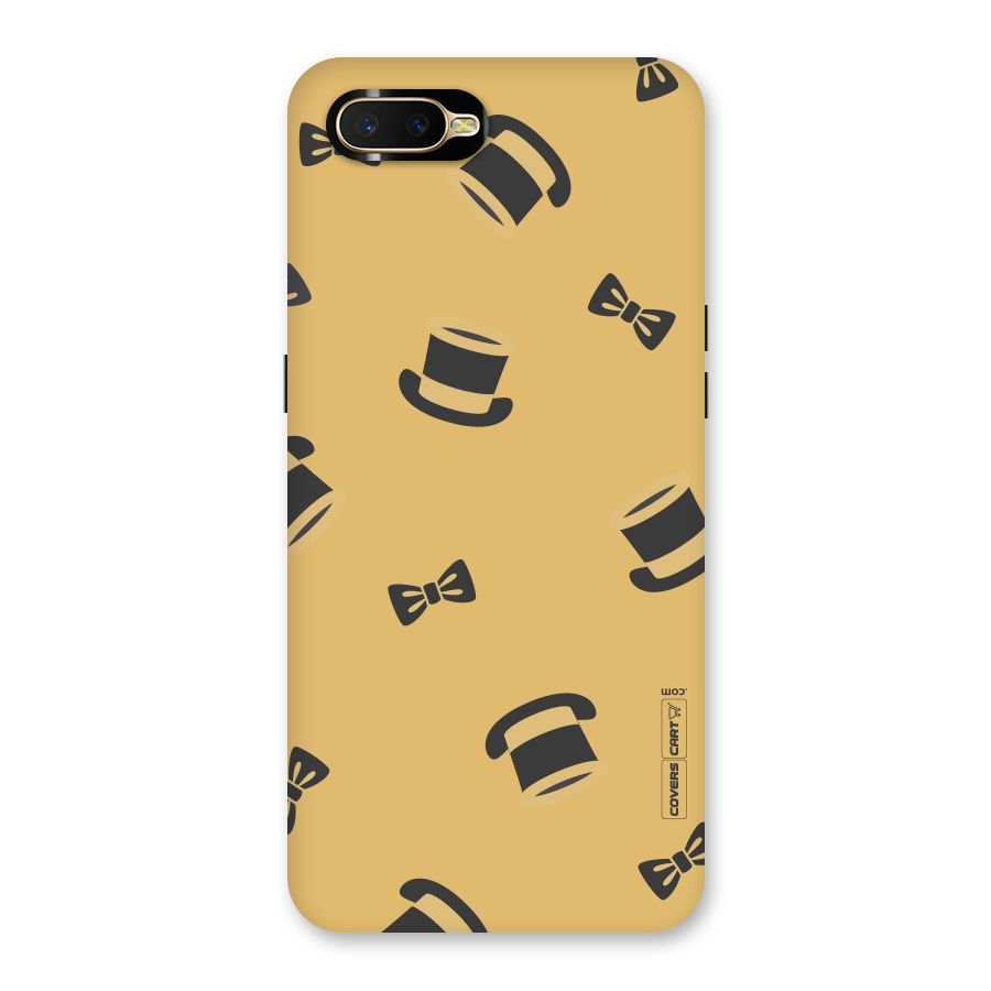 Hat and Bow Tie Back Case for Oppo K1
