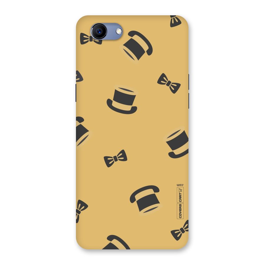 Hat and Bow Tie Back Case for Oppo Realme 1