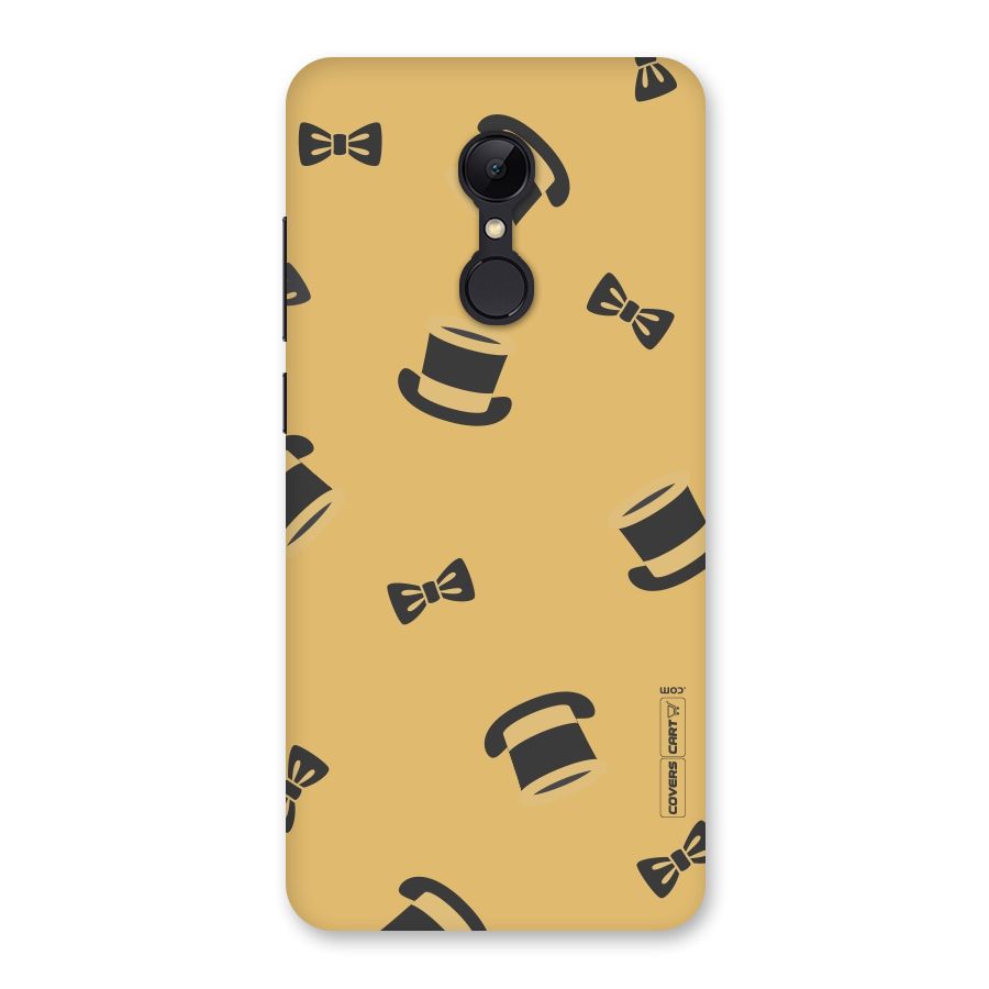 Hat and Bow Tie Back Case for Redmi 5