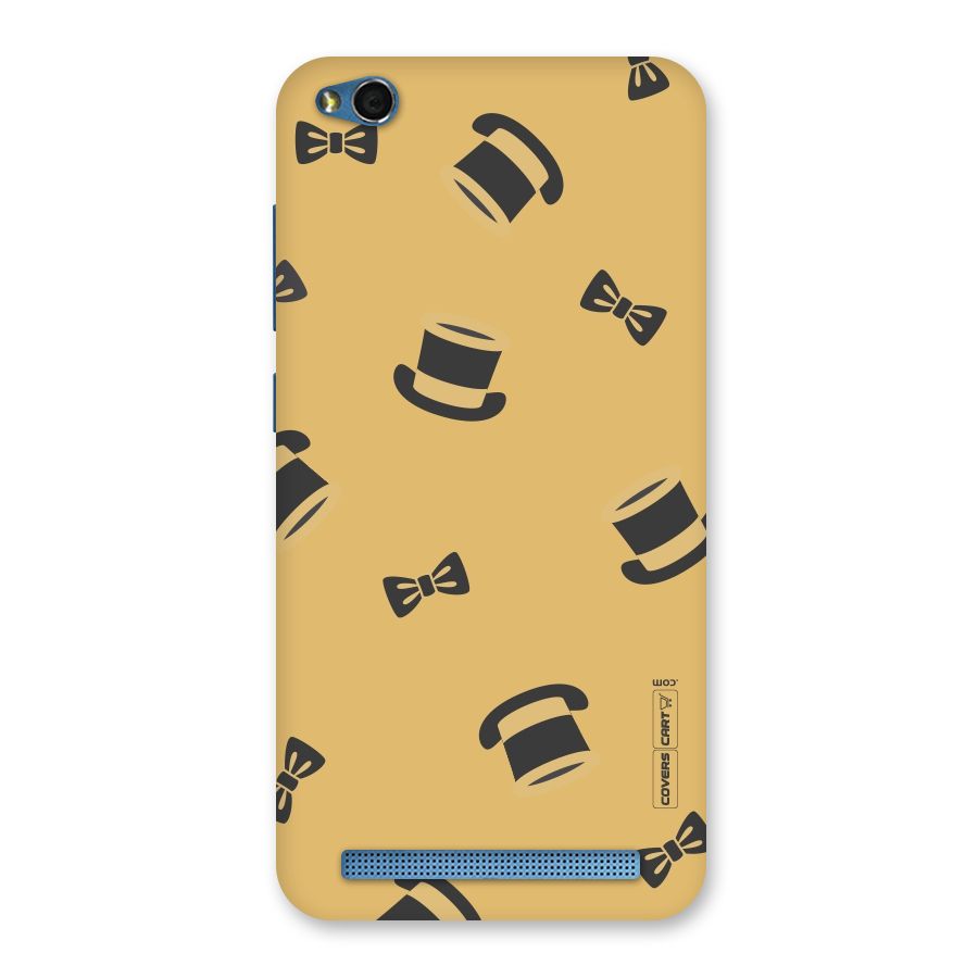 Hat and Bow Tie Back Case for Redmi 5A