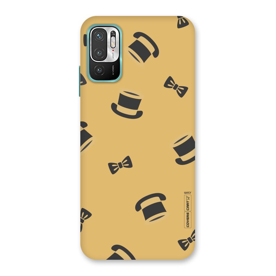 Hat and Bow Tie Back Case for Redmi Note 10T 5G