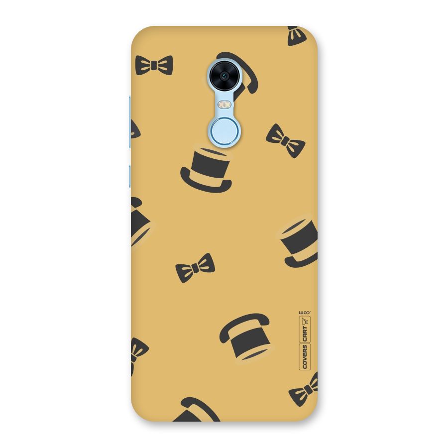 Hat and Bow Tie Back Case for Redmi Note 5