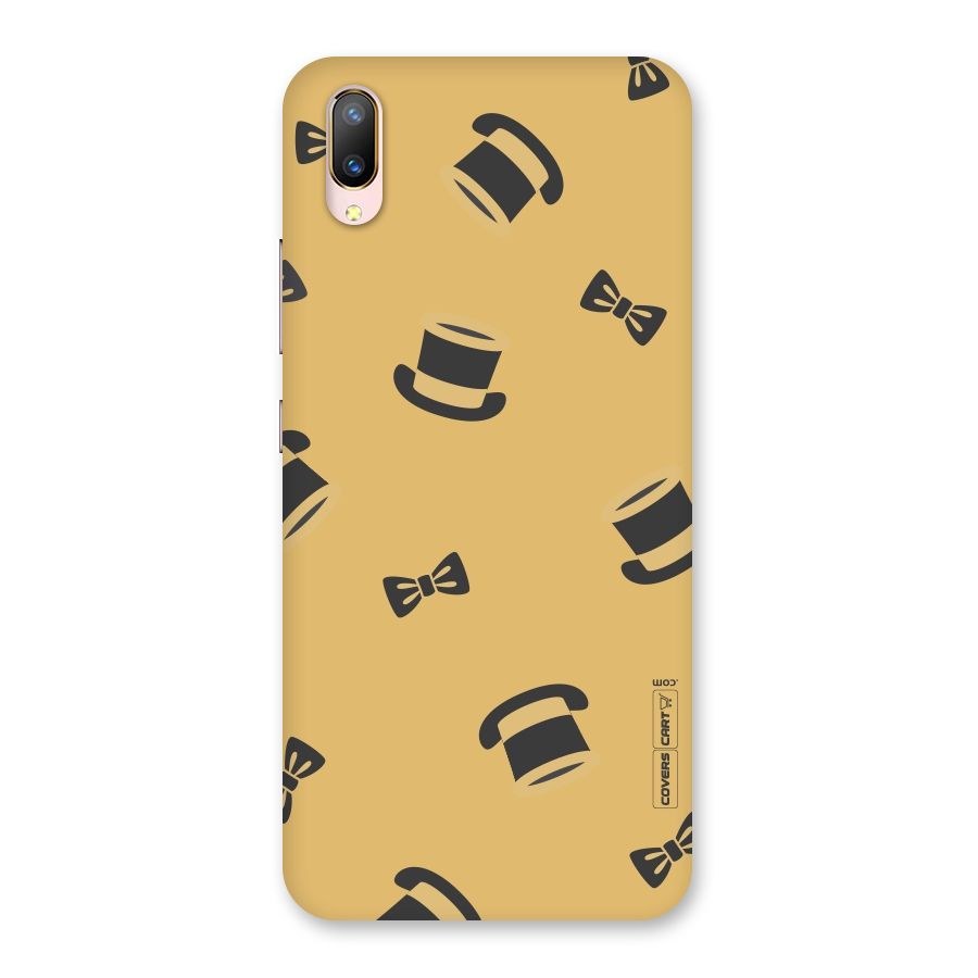 Hat and Bow Tie Back Case for Vivo V11 Pro