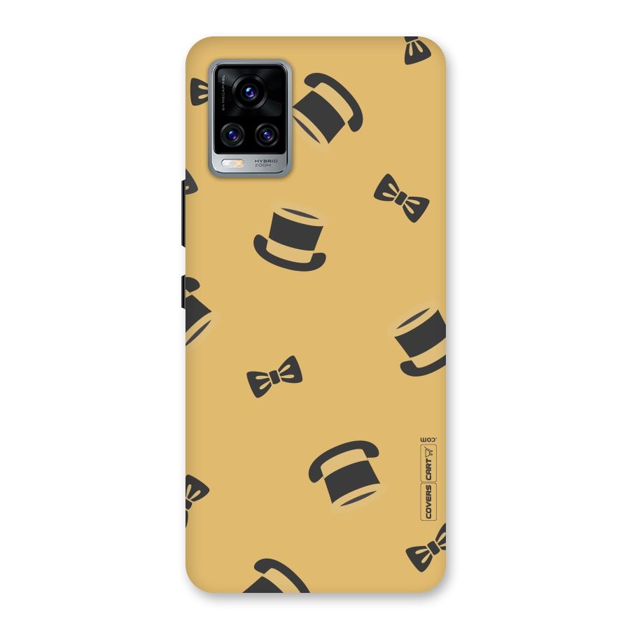 Hat and Bow Tie Back Case for Vivo V20 Pro