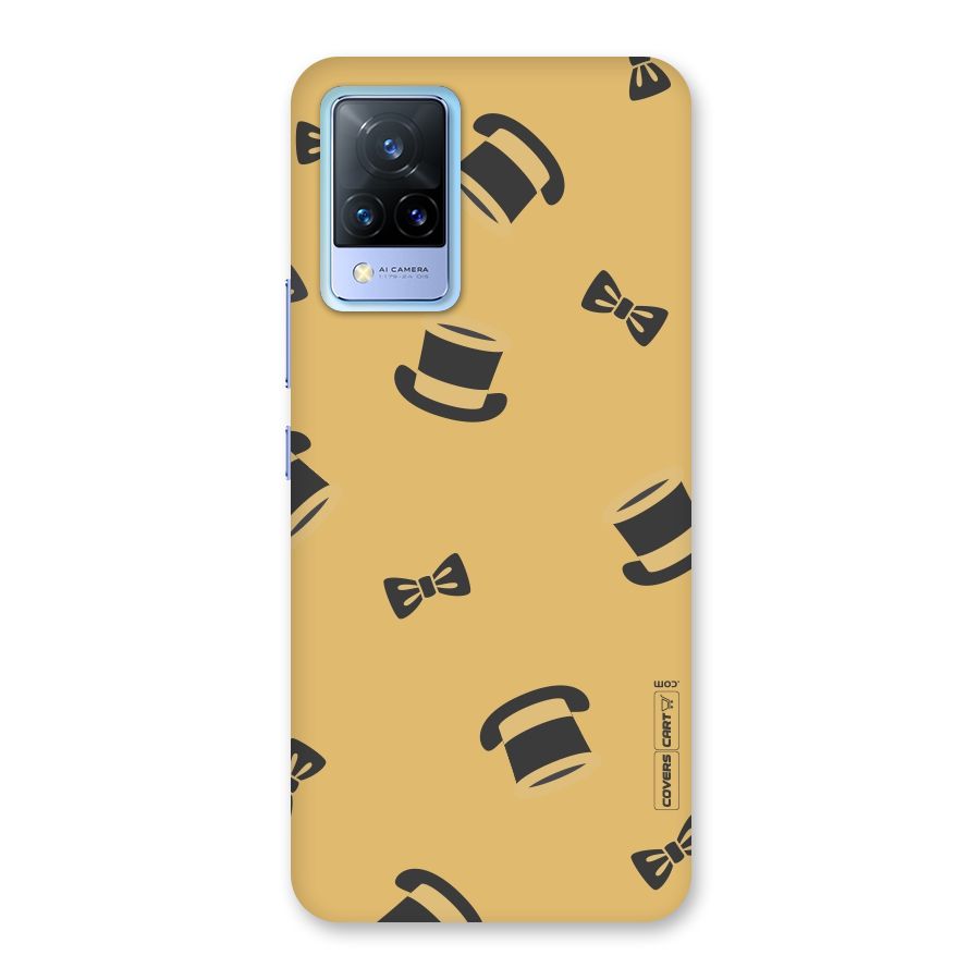 Hat and Bow Tie Back Case for Vivo V21 5G
