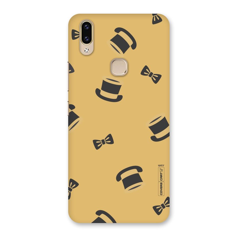 Hat and Bow Tie Back Case for Vivo V9 Youth