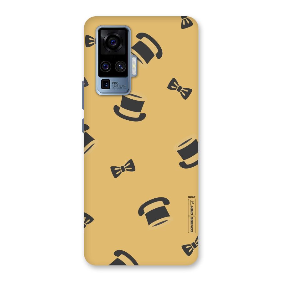 Hat and Bow Tie Back Case for Vivo X50 Pro