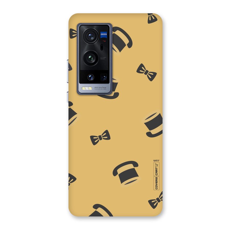 Hat and Bow Tie Back Case for Vivo X60 Pro Plus