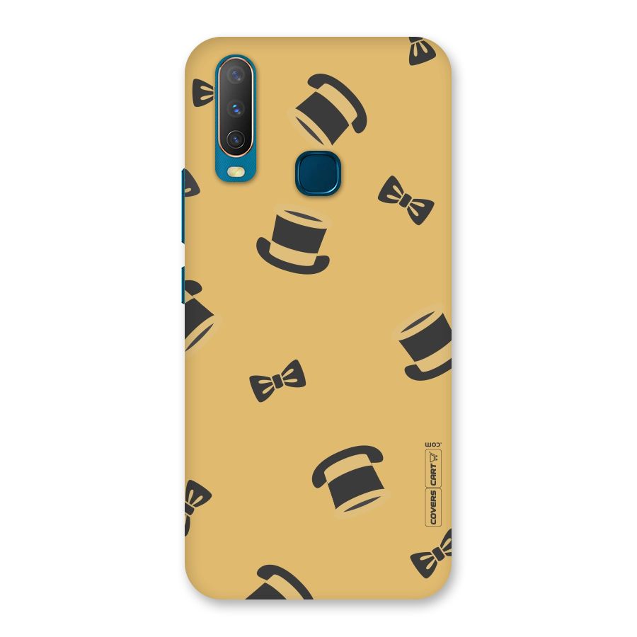 Hat and Bow Tie Back Case for Vivo Y17